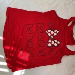 Disney Parks Minnie Mouse Red Tank Top XL